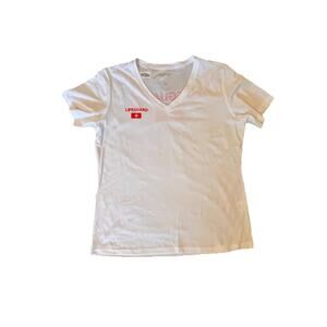 Sport-Tek Lifeguard Women‎ Lg Dry-Fit V-Neck RacerMesh Moisture Wicking T-Shirt